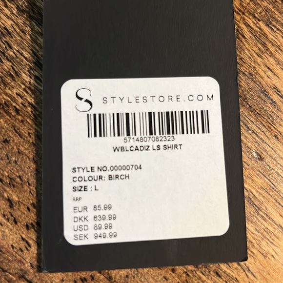 NWT’s WB With Black long sleeve button up shirt - Picture 11 of 11